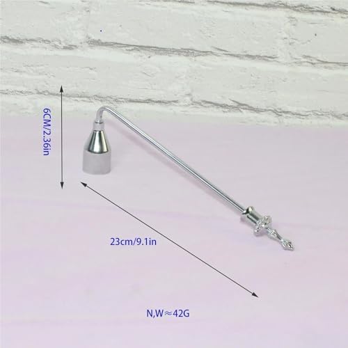 3Pcs Candle Snuffer Extinguisher with 9inch Design Black