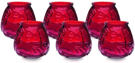 Sterno Red Jar Candle Set with 45 Hour Burn Time