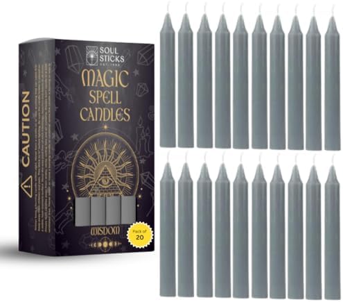 Soul Sticks Wisdom Magic Spell Chime Taper Candles 20 Pack