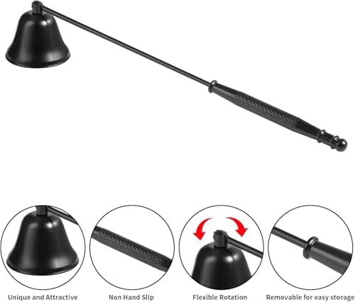 3 Pack Candle Wick Trimmer Set with Snuffer and Dipper