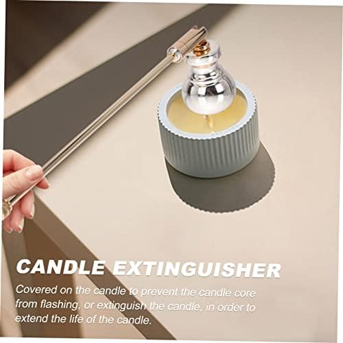 IMIKEYA 2pcs Gourd Shape Candle Snuffer Gold
