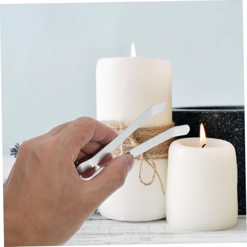 Vaguelly 5Pcs Candle Snuffer Wick Clamp Long Handle Design