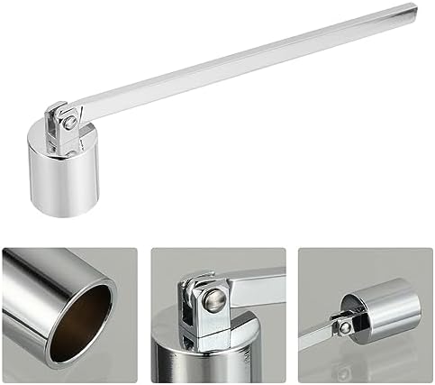 VOSAREA 1pc Candle Snuffer Stainless Steel Wick Extinguisher Tool