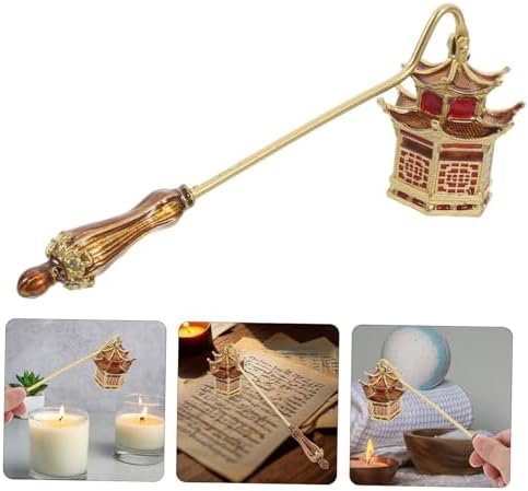 Zerodeko Candle Snuffer Tool with Golden Design