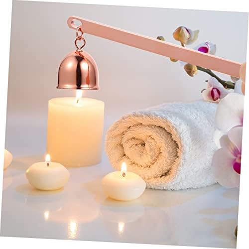 Cabilock Long Handle Candle Snuffer with Gold Wick Trimmer
