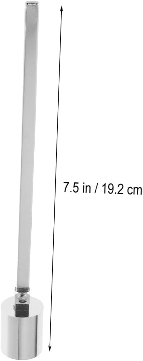 Stainless Steel Candle Snuffer with Wick Trimmer for Safe Candle Use