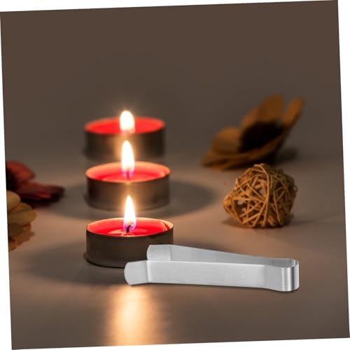 PRETYZOOM 4pcs Candle Extinguisher Clips Wick Clamp Candle Snuffer Tool