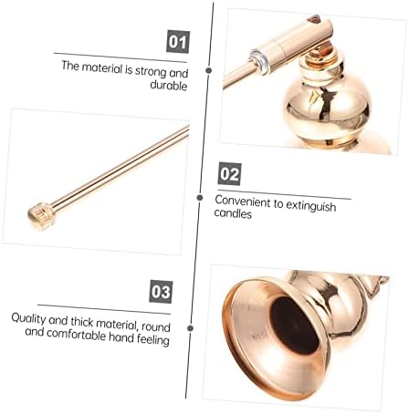 MAGICLULU Candle Snuffer with Long Handle for Tea Light and Jar Candles