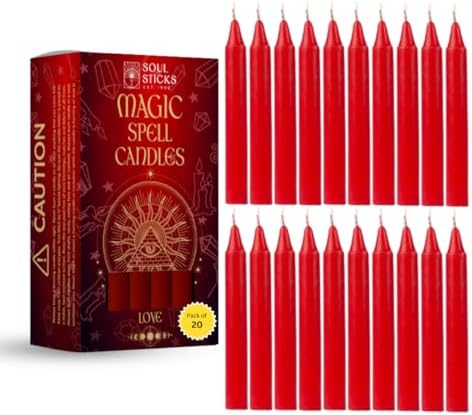 Soul Sticks Love Magic Taper Candles 20 Pack
