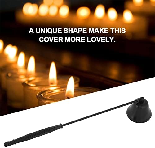 Acouto Fashion Stainless Steel Candle Snuffer and Wick Trimmer Cover Tool