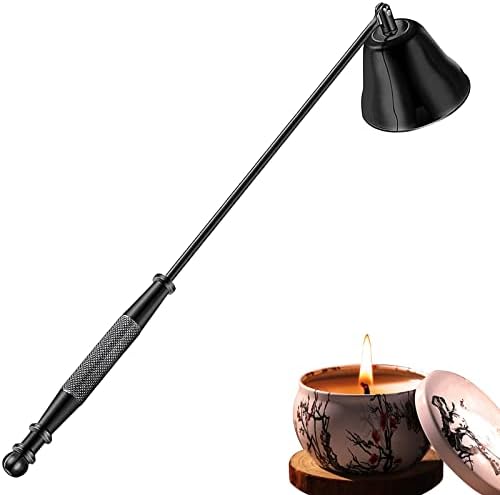 Esteopt Candle Snuffer with Long Handle and Gift Box Packaging Black