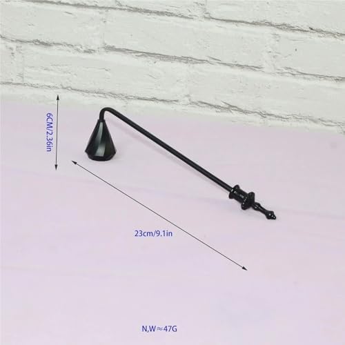 Candle Snuffer 2Pcs Metal Bell Shaped Stopper for Extinguishing Candles Safely
