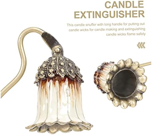 Metal Wick Snuffer Candle Extinguisher with Long Handle