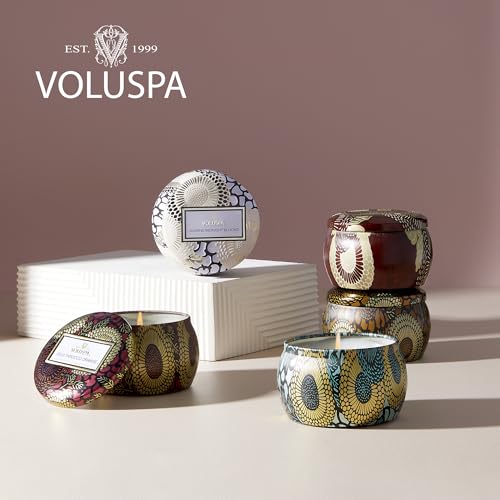 Voluspa Bourbon Vanille Mini Tin Candle 4 oz