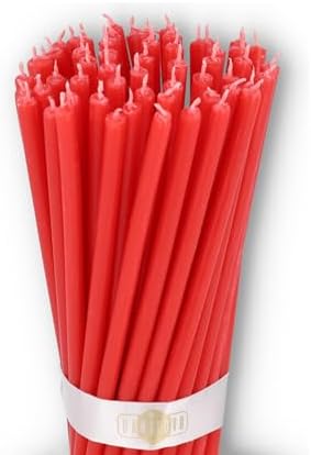 Danilovo Honey-Scented Beeswax Taper Candles - Pack of 50