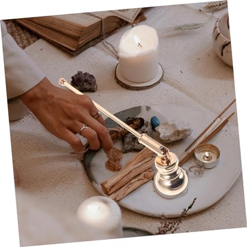 PRETYZOOM Decorative Candle Snuffer with Long Handle and Unique Design