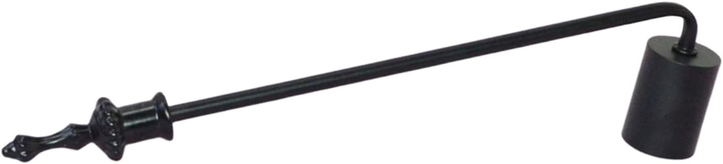 Stylish Metal Candle Snuffer with Long Handle Black