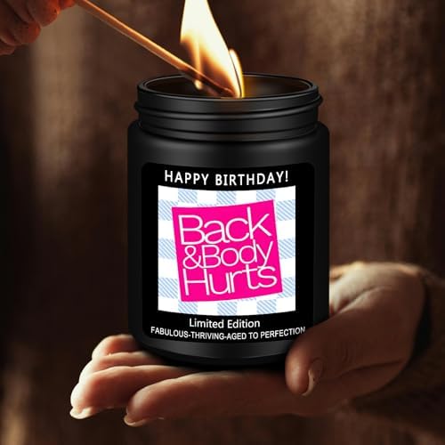 Homsolver Birthday Dad Candle Gifts for Men
