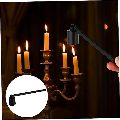 Stainless Steel Candle Snuffer with Long Handle for Safe Flame Extinguishing