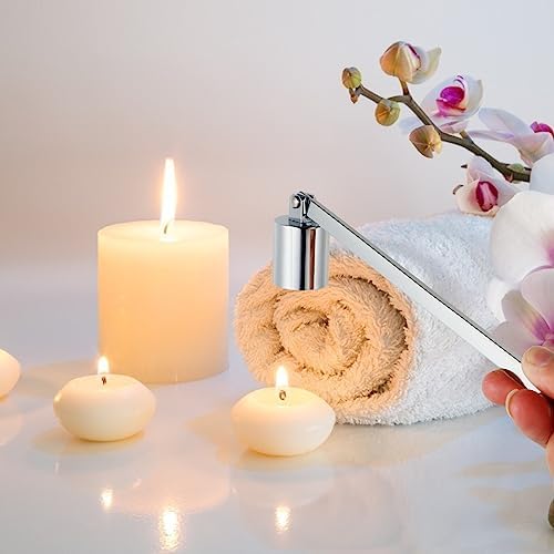 VOSAREA 1pc Candle Snuffer Stainless Steel Wick Extinguisher Tool