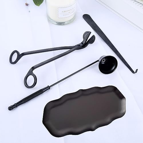 MUXSAM 4-in-1 Candle Care Tool Set Black