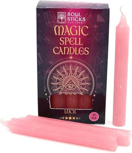 SOUL STICKS Taper Candles 20 Pack for Rituals and Spells