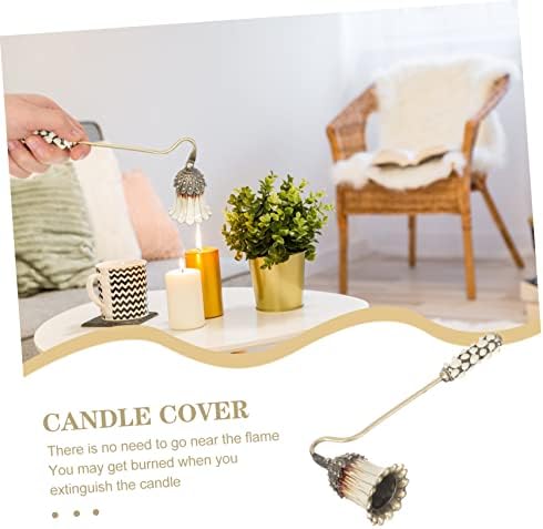 Metal Wick Snuffer Candle Extinguisher with Long Handle