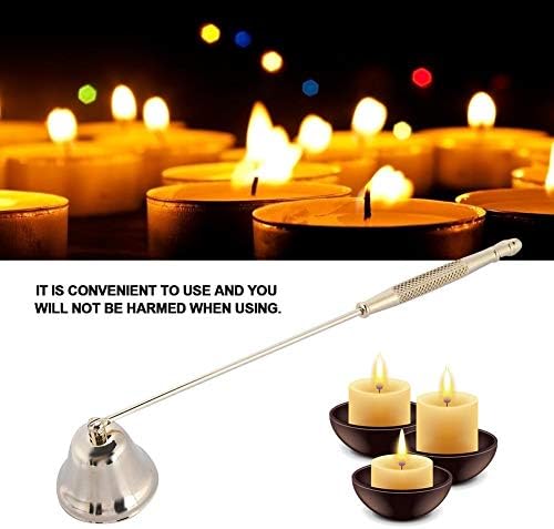 HEEPDD Candle Snuffer Polished Stainless Steel Long Handle Candle Stopper