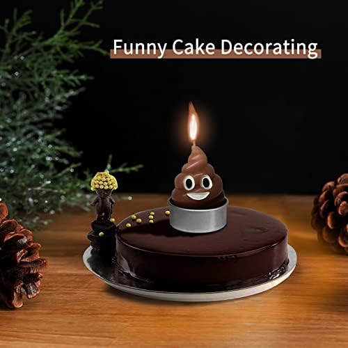 Loncess Poop Tea Light Candles 6 Pack