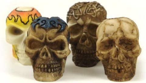 2-Skull Design Cigarette Snuffer BUTT21-1-2
