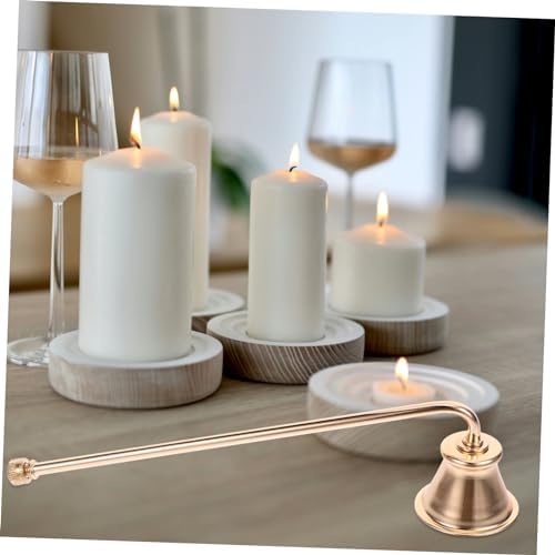 VINTORKY Candle Extinguisher Long Handle Metal Wick Snuffer for Home Use