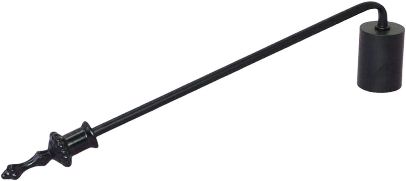 Stylish Metal Candle Snuffer with Long Handle Black