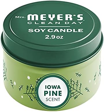 Mrs Meyers Clean Day Soy Candle with Iowa Pine Scent