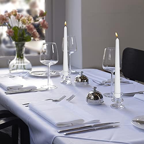 BOLSIUS 10 Inch Dinner Candles 10 Pack Smokeless Dripless Taper Candles