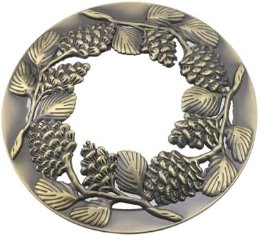 2 Pcs Bronze Pinecone Scented Candle Covers