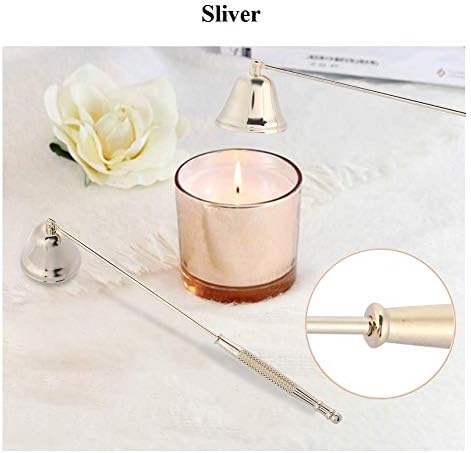 HEEPDD Candle Snuffer Polished Stainless Steel Long Handle Candle Stopper