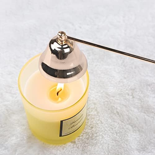 Ibluelover Bell Shaped Candle Snuffer Stainless Steel Extinguisher