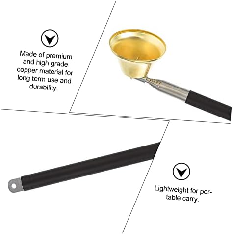 Cabilock 1pc Retractable Candle Snuffer with Safe Flame Control