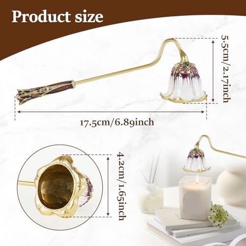 Elegant Vintage Candle Snuffer with Long Handle
