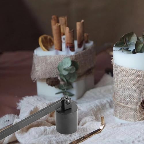Walfront 75x09in Stainless Steel Candle Snuffer and Wick Trimmer