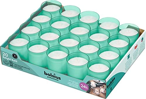 BOLSIUS 24 Hour Votive Candles 20 Pack