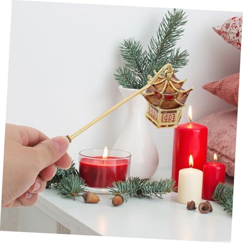 Zerodeko Candle Snuffer Tool with Golden Design