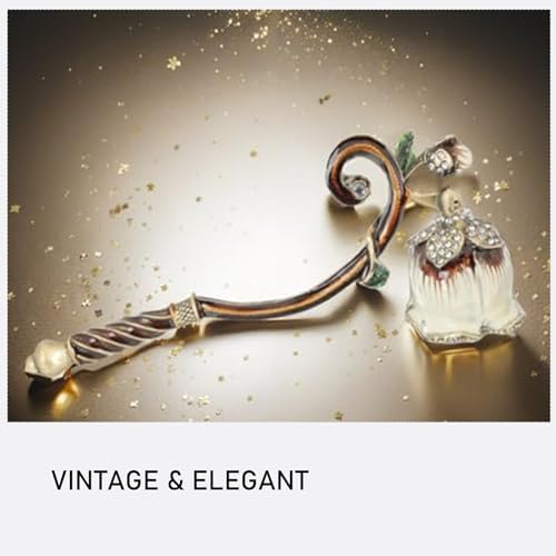 Elegant Lily of the Valley Candle Snuffer with Long Handle