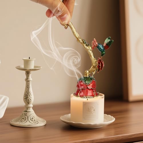 Elegant Royal-Style Candle Snuffer with Pearl Inlay