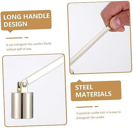 2pcs Portable Candle Snuffers Handle for Safe Extinguishing