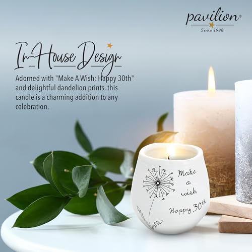 Pavilion 8 Oz Ceramic Candle Holder with Soy Wax and Serenity Scent