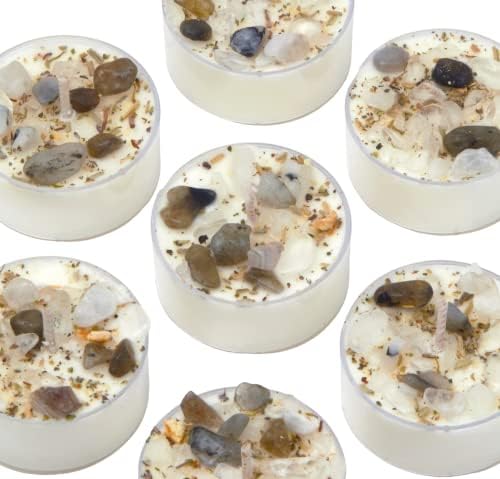 New Moon Beginnings Full Moon Tea Light Candle Set of 6