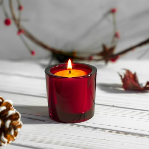 Bluecorn Pure Beeswax Votive Candles 4 Pack