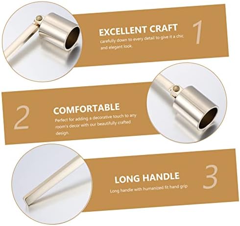 IMIKEYA 4pcs Candle Snuffers Ergonomic Handles