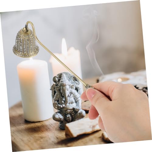 PRETYZOOM Antique Candle Snuffer with Rhinestone Inlay